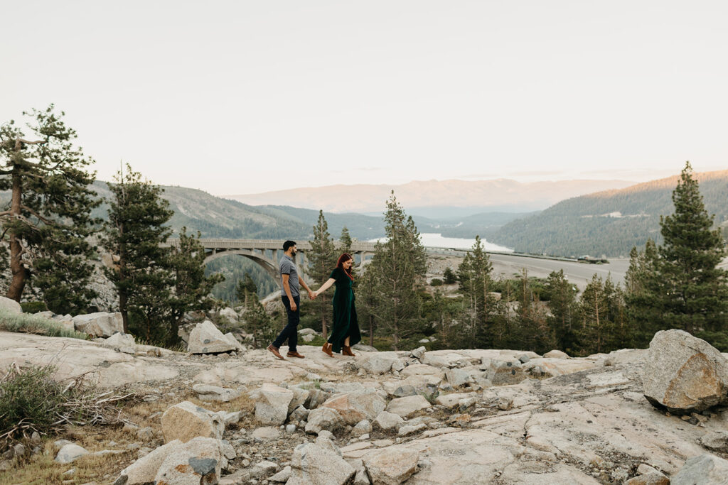 Tahoe and Donner Seasonal Engagement Session