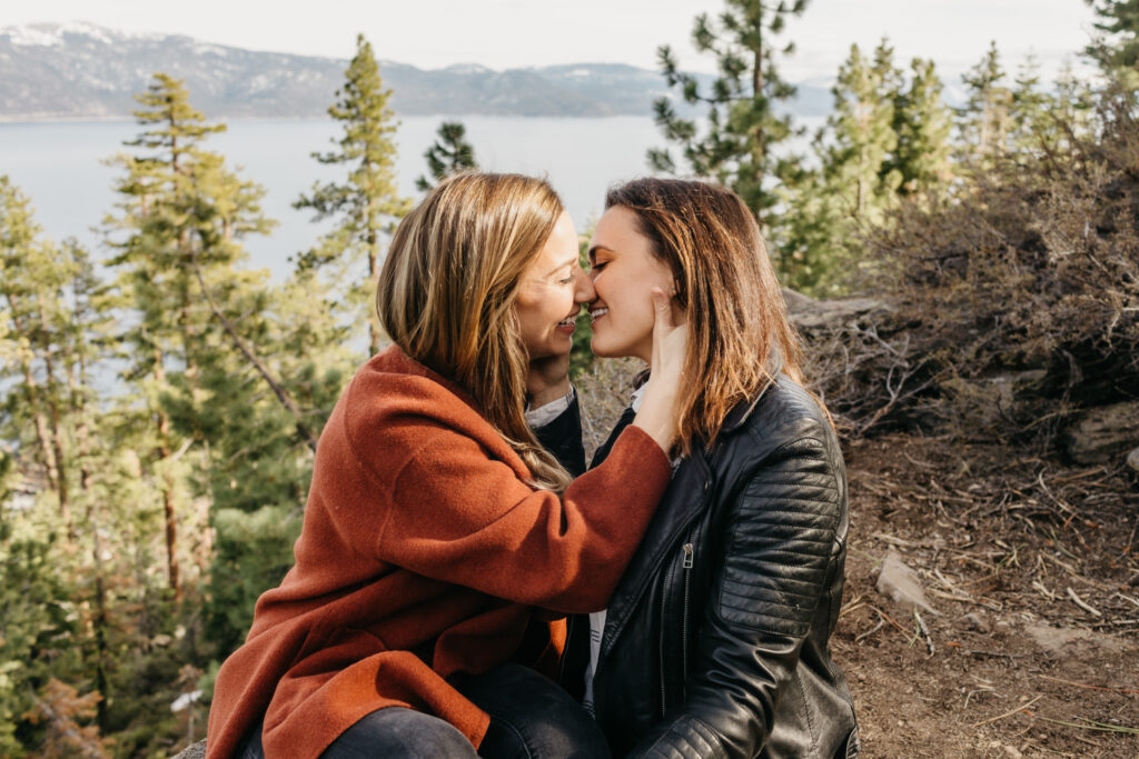 North Lake Tahoe Engagements: Whitney Fenimore and Kendall Wessenberg