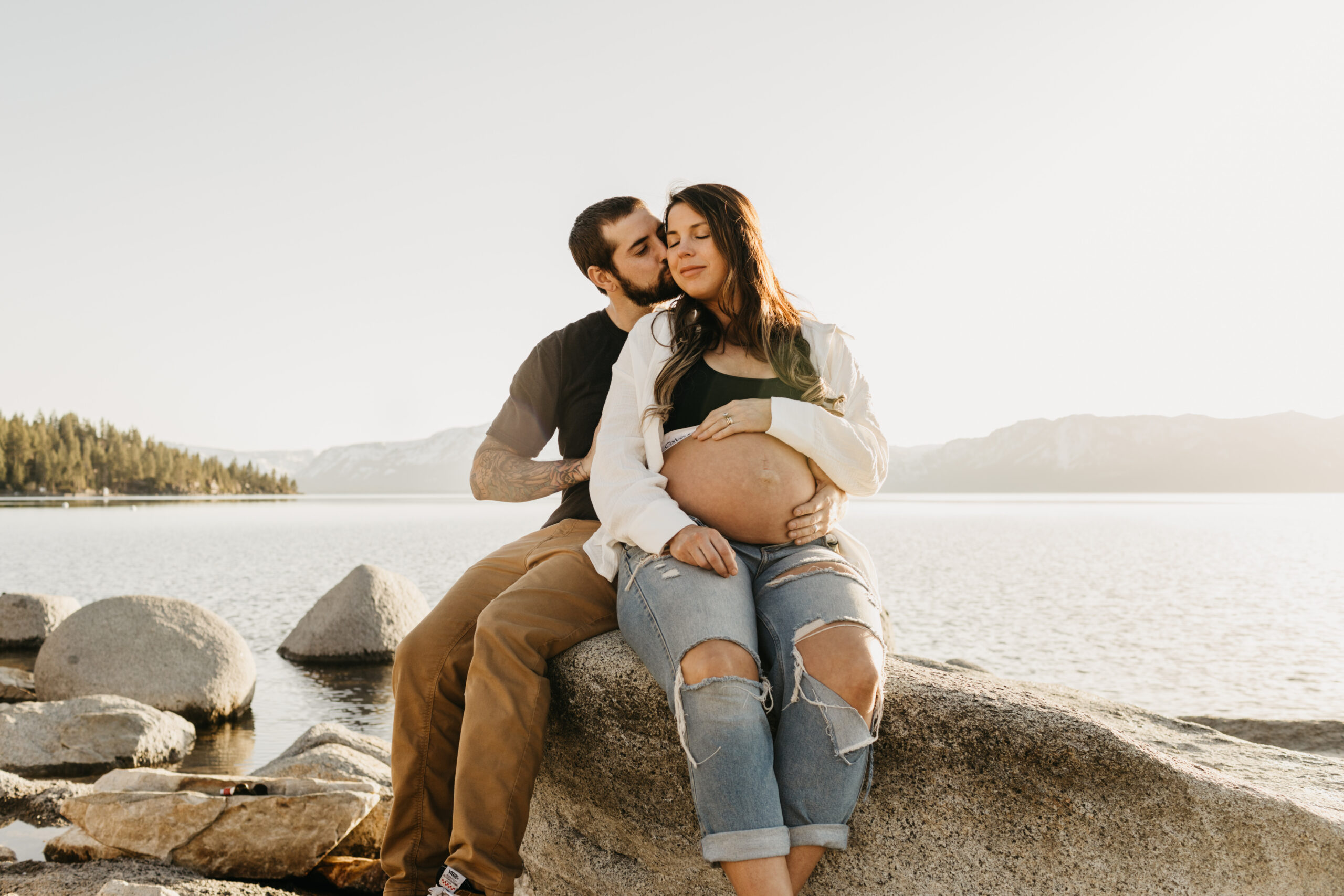 Zephyr Cove Maternity Shoot in South Lake Tahoe