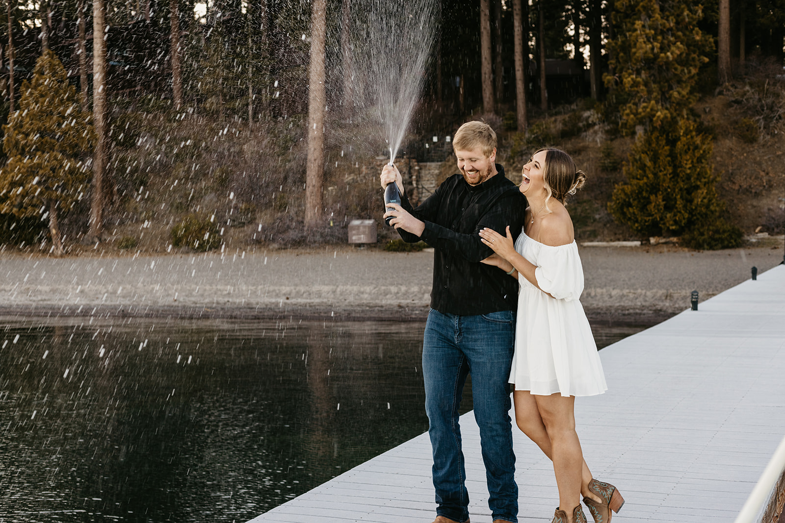 Dani Rawson Photo, a Tahoe Engagement Photographer, shares take on a Dollar Point Engagement Session in Lake Tahoe, California