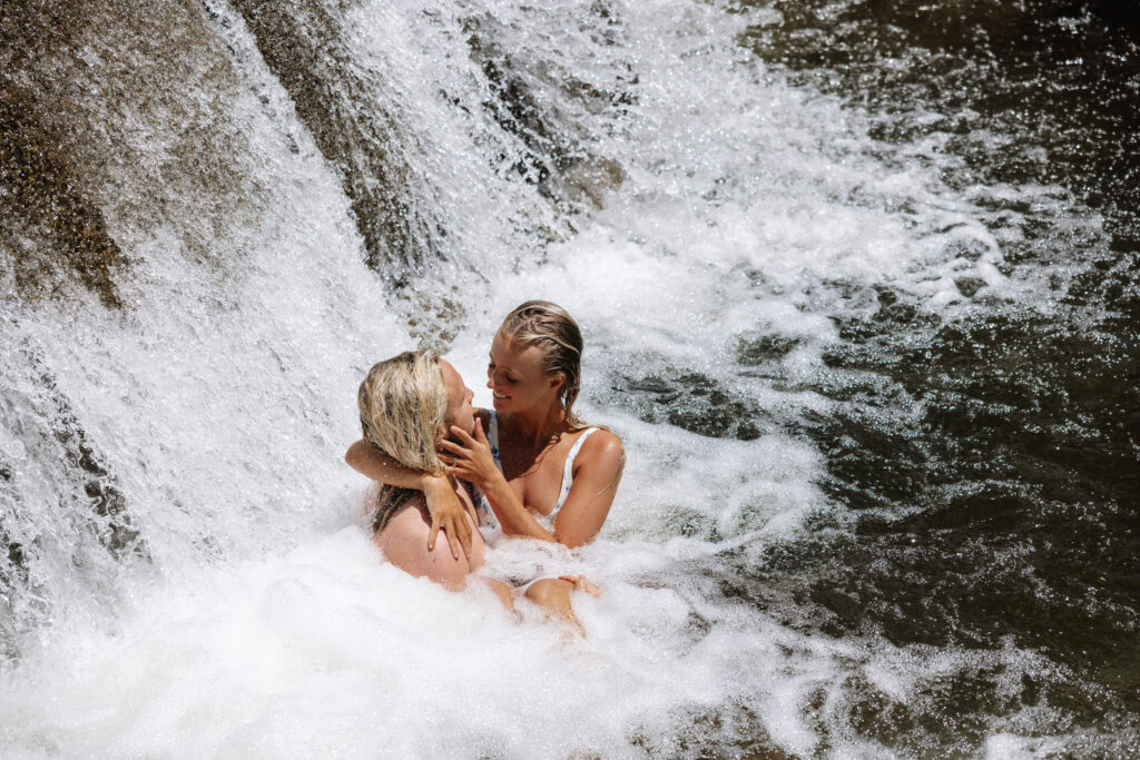 waterfall couples photos