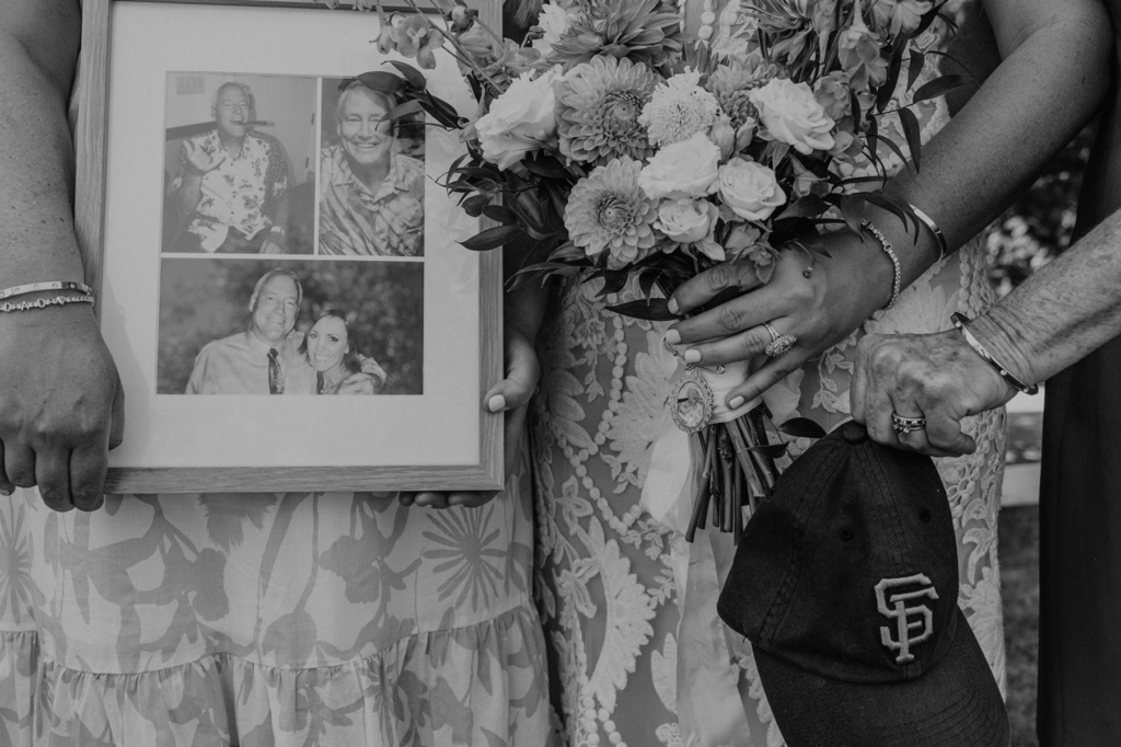 Honoring passed loved ones during family photos