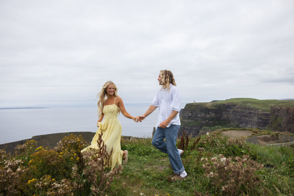Cliffs of Moher Engagement Session - by Dani Rawson Photo